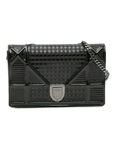 Dior Metallic Patent Microcannage Diorama Wallet on Chain Pre-Loved (Azura Fashion Group ABN 30 617 598 651)