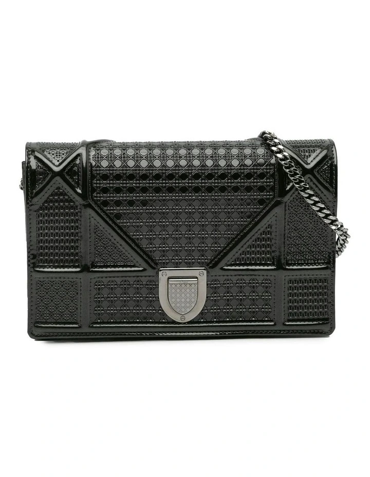 Dior Metallic Patent Microcannage Diorama Wallet on Chain Pre-Loved (Azura Fashion Group ABN 30 617 598 651) image 1