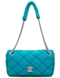 Quilted Bag with Chain Strap and Top Handle Pre-Loved