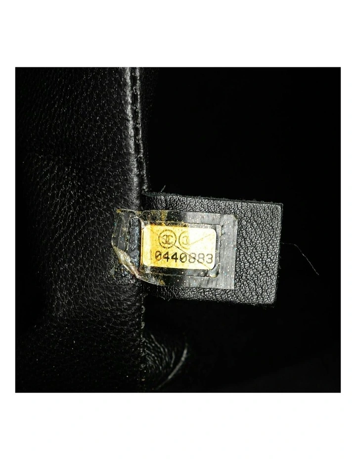 Elegant Quilted Tote Bag with Top Handles Pre-Loved image 6