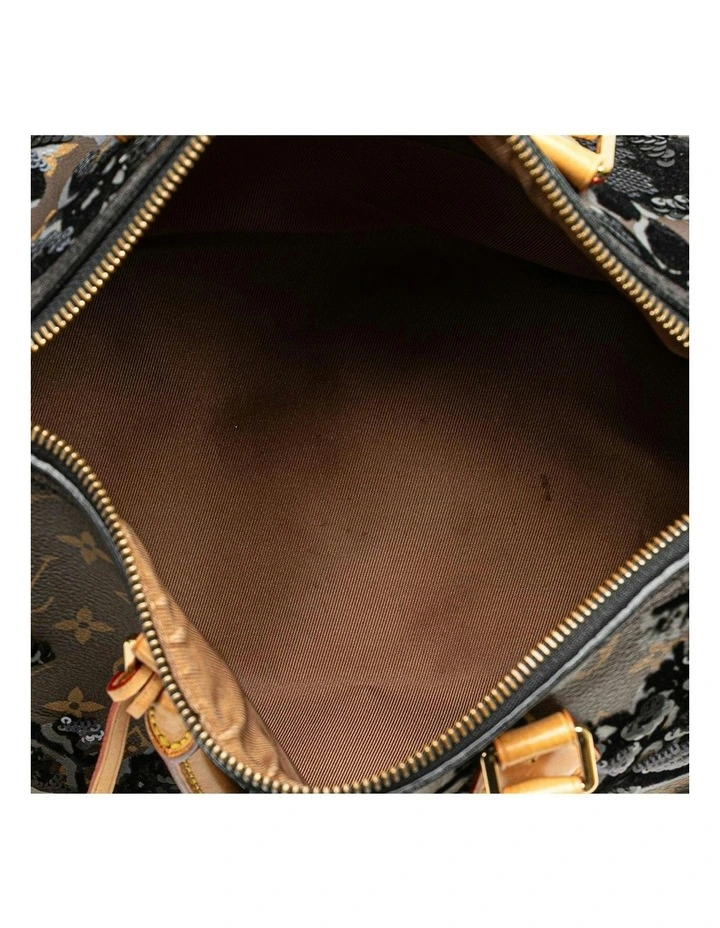 Louis Vuitton Monogram Fleur De Jais Sequins Speedy 30 Pre-Loved (Azura Fashion Group ABN 30 617 598 651) image 4