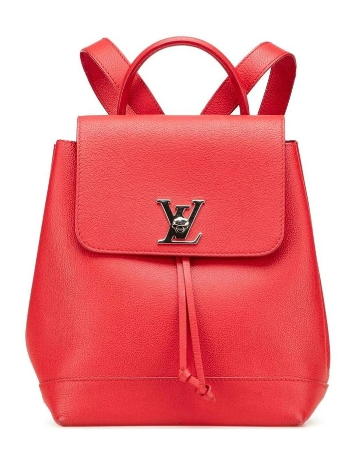 Elegant Leather Backpack with Adjustable Straps and Interior Pockets Pre-Loved image 1