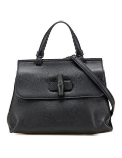 Structured Top Handle Bag with Shoulder Strap Pre-Loved