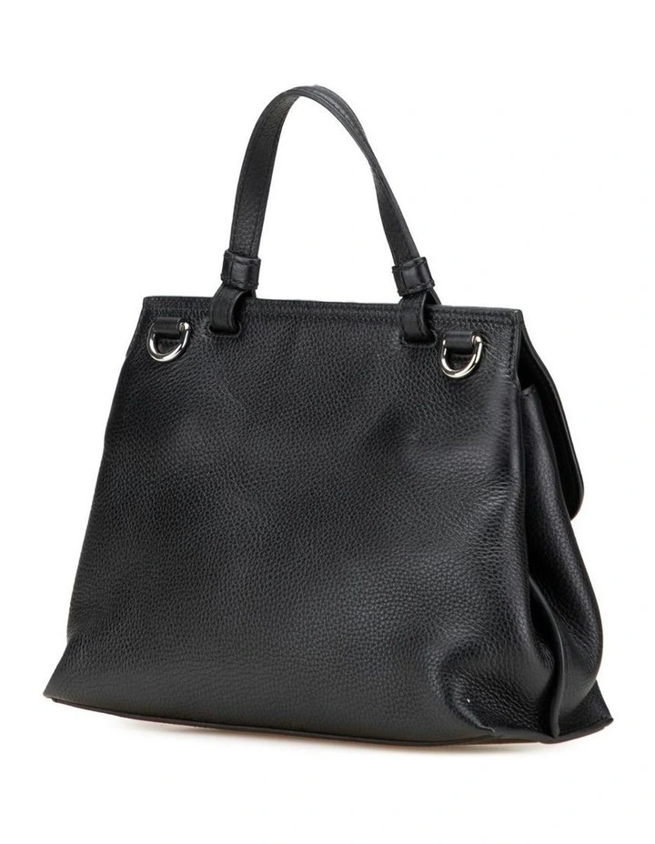 Structured Top Handle Bag with Shoulder Strap Pre-Loved image 2