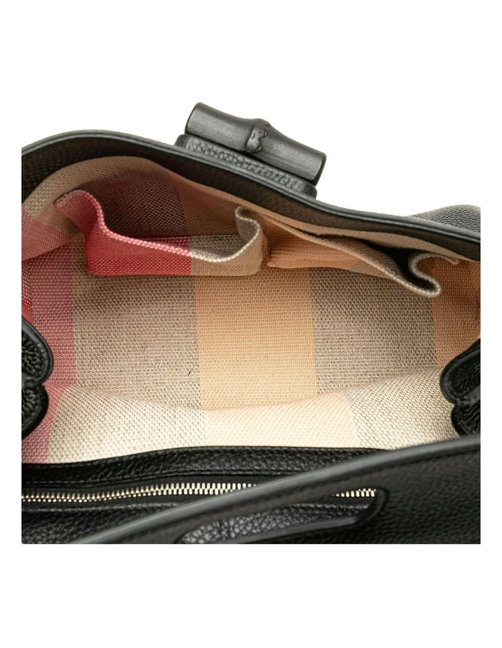 Structured Top Handle Bag with Shoulder Strap Pre-Loved image 4
