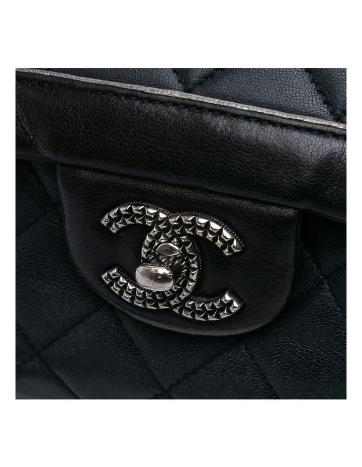 Quilted Leather Flap Bag with Chain Strap Pre-Loved image 5