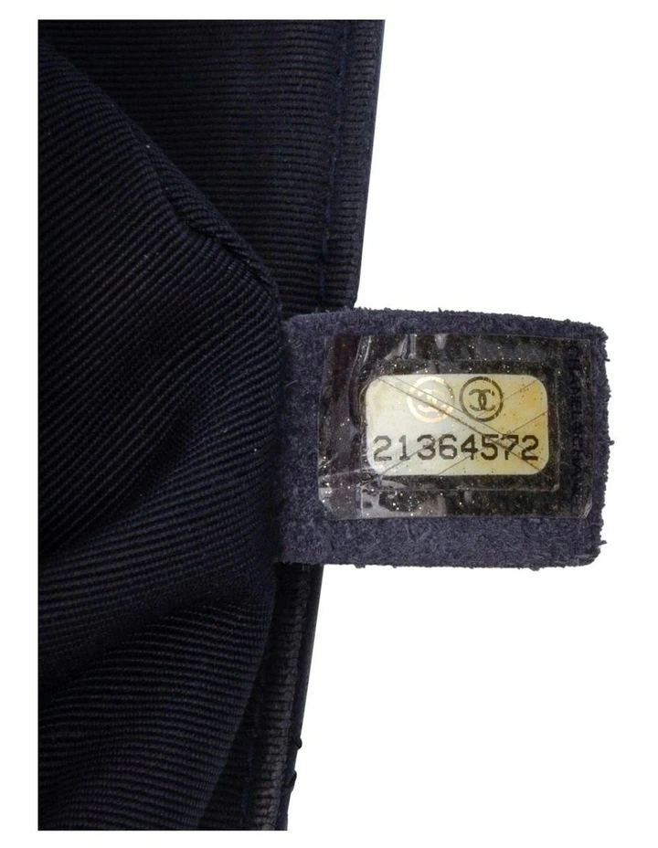 Quilted Leather Flap Bag with Chain Strap Pre-Loved image 6