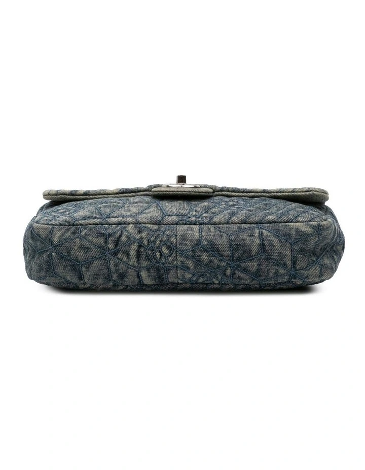 Denim Quilted Shoulder Bag Pre-Loved image 3