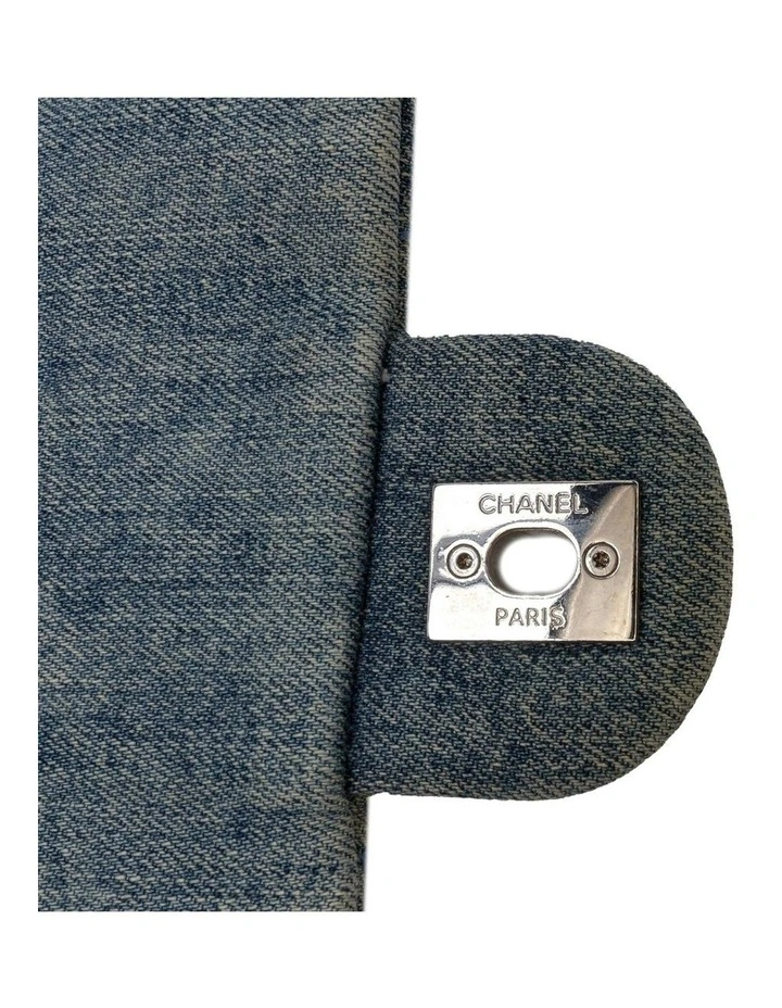 Denim Quilted Shoulder Bag Pre-Loved image 7