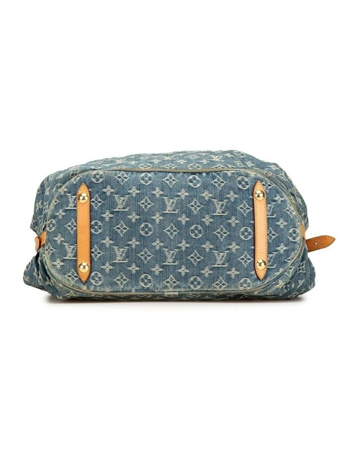 Arts Denim Monogram Hobo Pre-Loved image 3