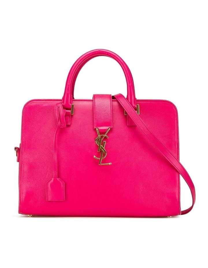 Saint Laurent Small Leather Monogram Cabas Satchel Pre-Loved (Azura Fashion Group ABN 30 617 598 651) image 1