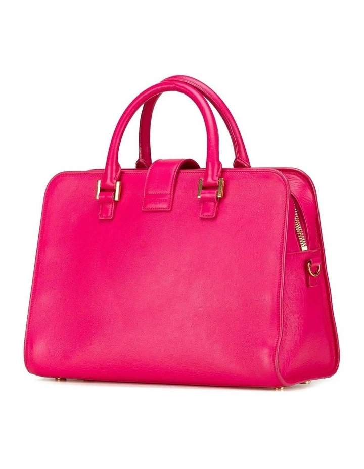 Saint Laurent Small Leather Monogram Cabas Satchel Pre-Loved (Azura Fashion Group ABN 30 617 598 651) image 2