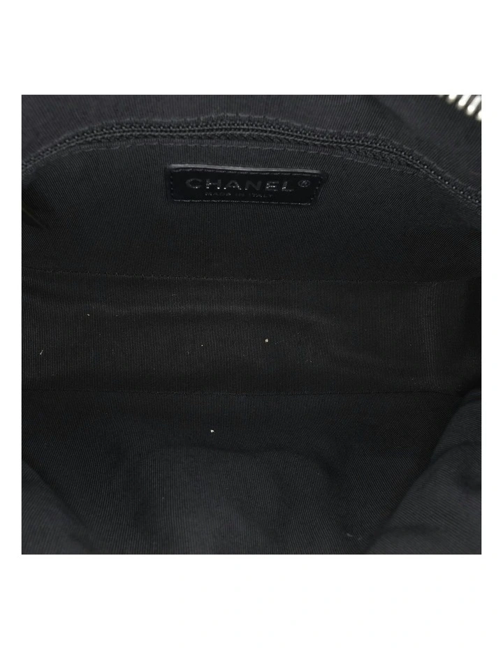Quilted Leather Crossbody Camera Bag with Chain Strap Pre-Loved image 4