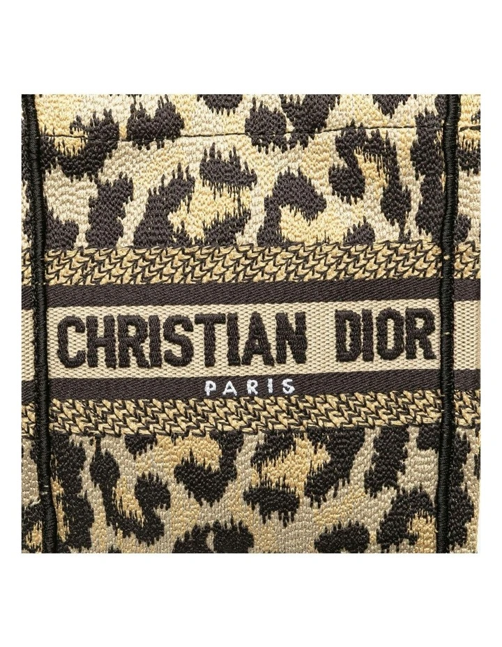 Dior Mizza Mini Embroidered Canvas Leopard Vertical Book Tote Pre-Loved (Azura Fashion Group ABN 30 617 598 651) image 7