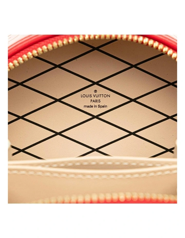 Monogram Vernis Mini Boite Chapeau Souple with Adjustable Strap and Top Zip Closure Pre-Loved image 5