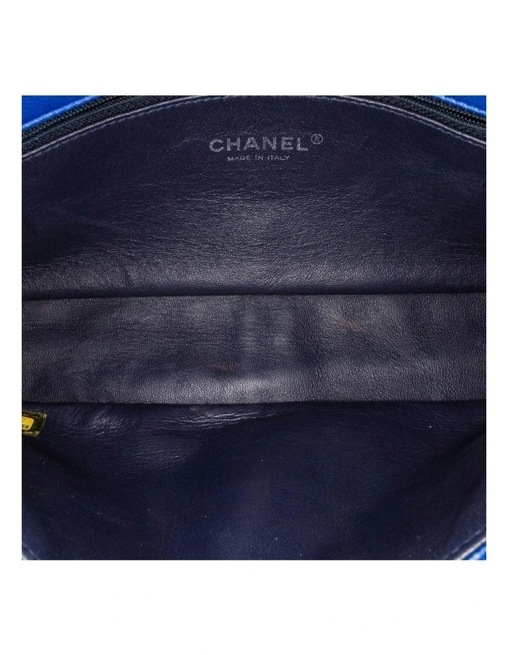 Quilted Leather Multi Chain Flap Shoulder Bag with Turnlock Closure Pre-Loved image 4