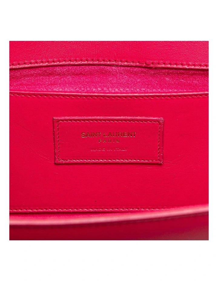 Smooth Calfskin Crossbody with Tassel and Chain-Link Strap Pre-Loved image 6