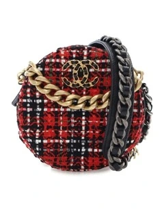 Ball Bag Tweed Crossbody Pre-Loved