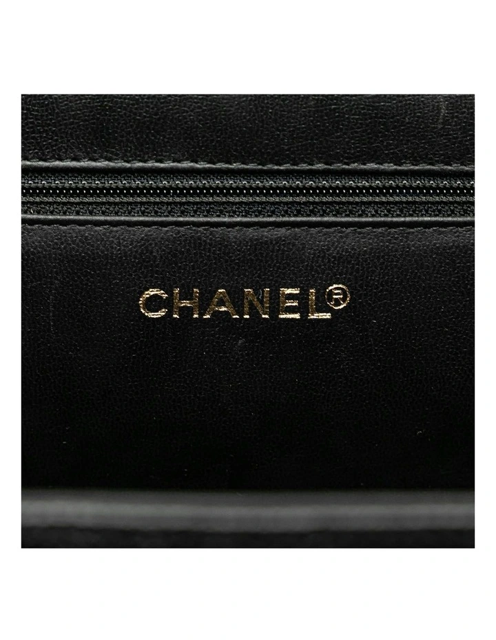 Caviar Leather Vanity Case with Top Handle and Detachable Shoulder Strap Pre-Loved image 6