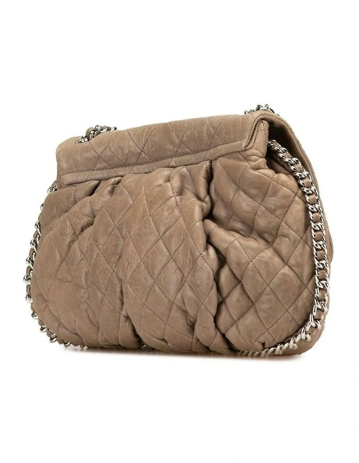 Quilted Lambskin Leather Crossbody Bag Pre-Loved image 2