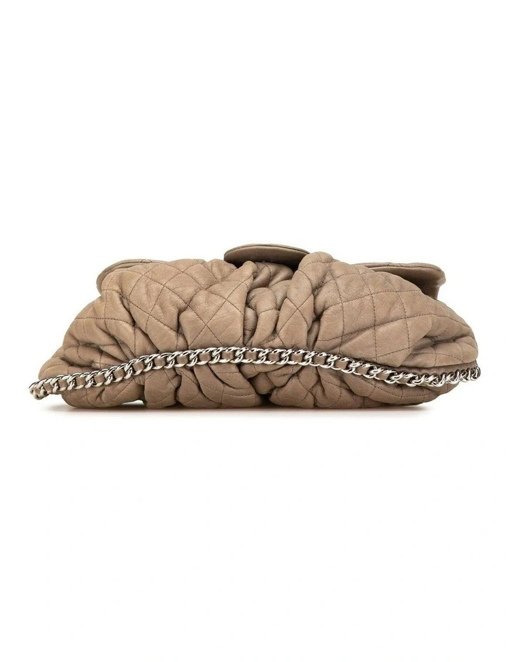 Quilted Lambskin Leather Crossbody Bag Pre-Loved image 3