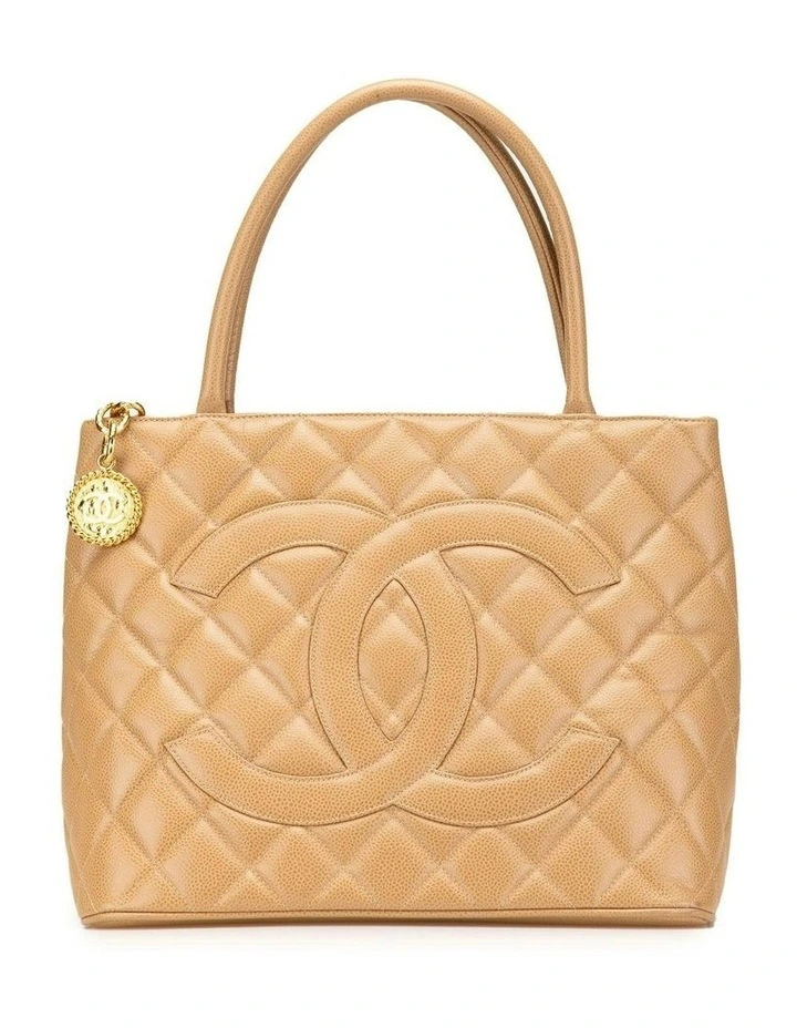 Chanel Quilted Caviar Leather Tote Pre-Loved image 1