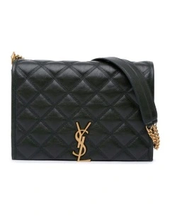 Saint Laurent Small Quilted Lambskin Becky Chain Shoulder Bag Pre-Loved (Azura Fashion Group ABN 30 617 598 651)