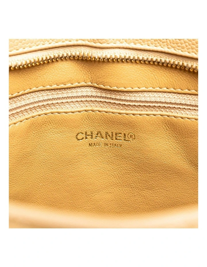 Elegant Quilted Top Handle Bag with Charm Stylish Fashion Accessory Pre-Loved image 5