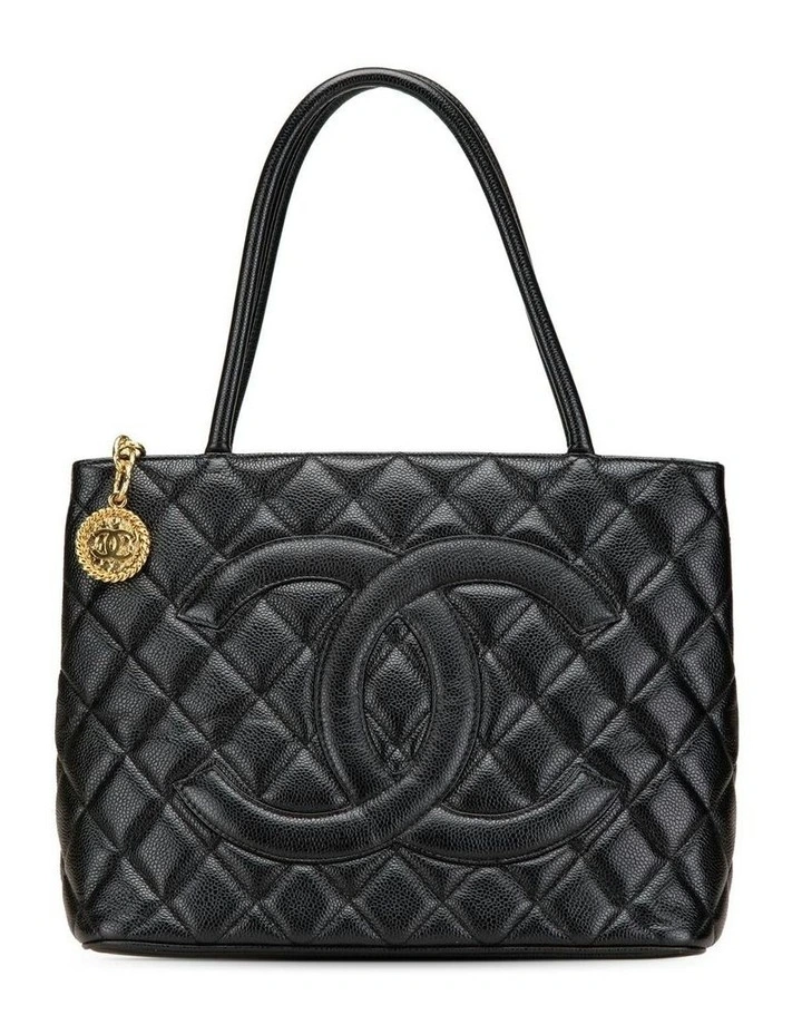 Classic Quilted Tote Bag Pre-Loved image 1