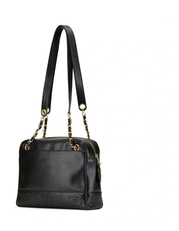 Chanel Classic Caviar Leather Handbag Pre-Loved image 2