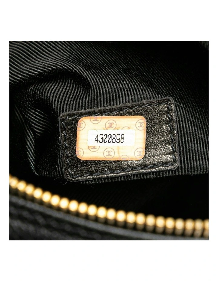 Chanel Classic Caviar Leather Handbag Pre-Loved image 6