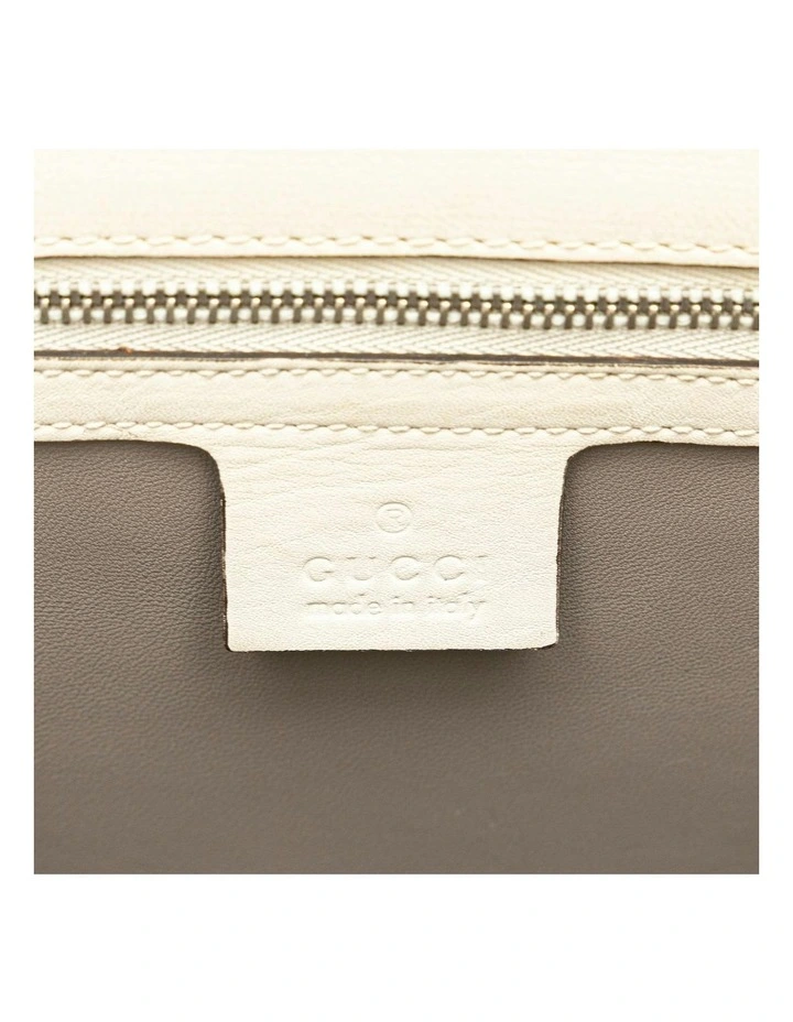 Bamboo Detail Leather Crossbody Pre-Loved image 6