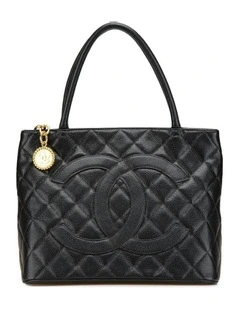 Caviar Leather Quilted Tote Pre-Loved