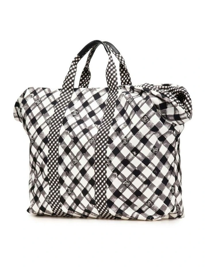 Gingham Check Tote Bag Pre-Loved image 2