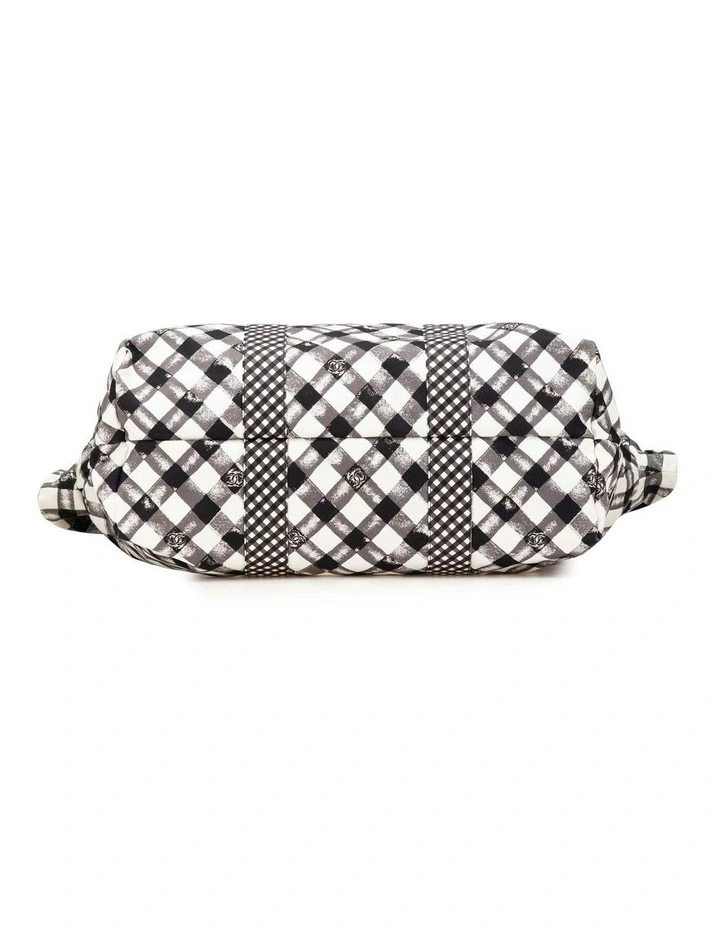 Gingham Check Tote Bag Pre-Loved image 3