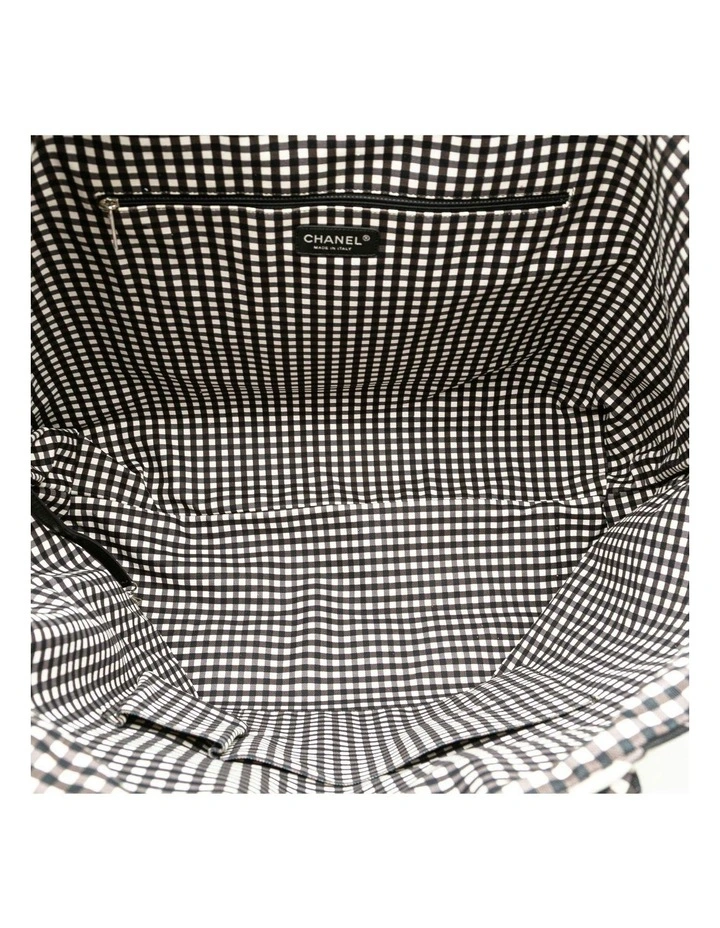 Gingham Check Tote Bag Pre-Loved image 4
