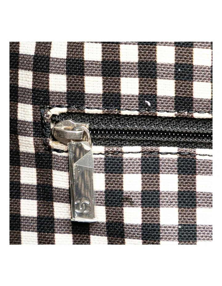 Gingham Check Tote Bag Pre-Loved image 6