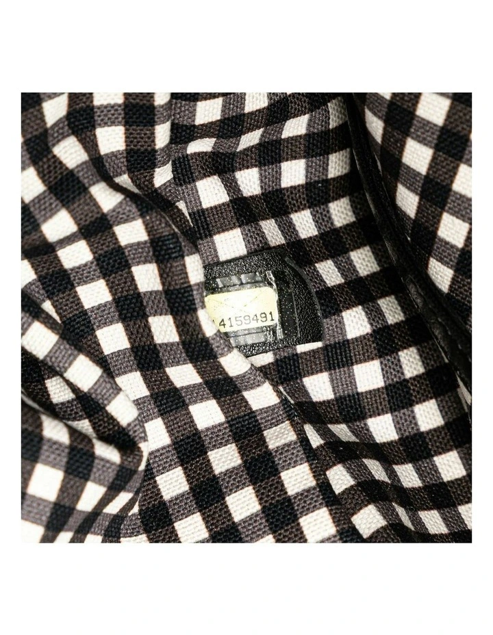 Gingham Check Tote Bag Pre-Loved image 7