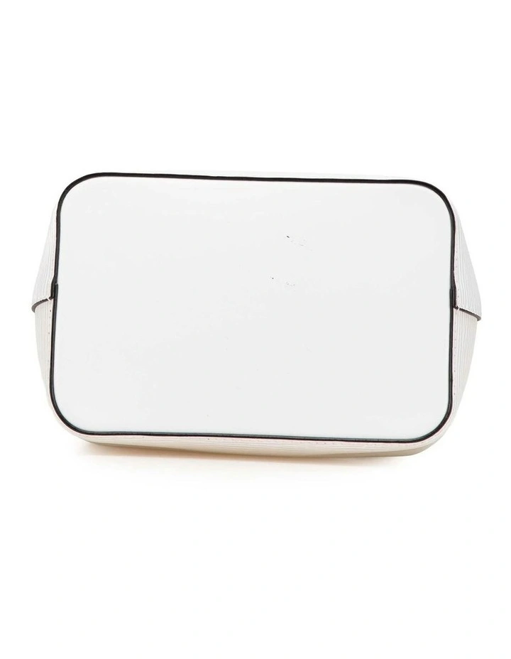 Mini Pochette White Epi Leather Bucket Bag Pre-Loved image 3