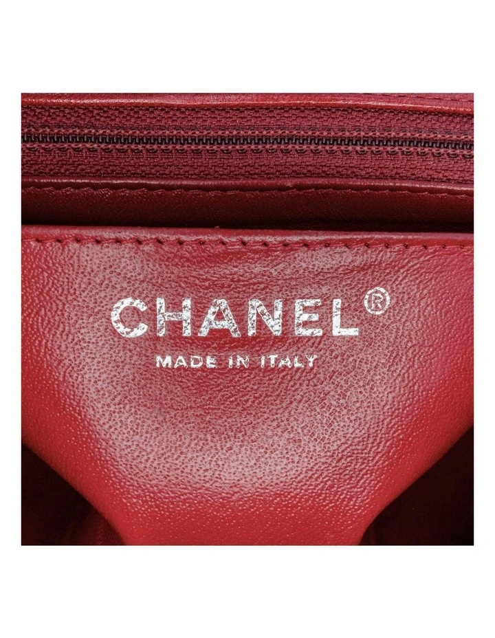 Mini Square Classic Lambskin Single Flap Bag with Chain Strap Pre-Loved image 5