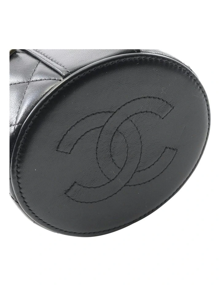 Quilted Leather Cosmetic Bag Pre-Loved image 7