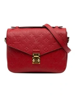 Pallas Crossbody Embossed Leather Pre-Loved