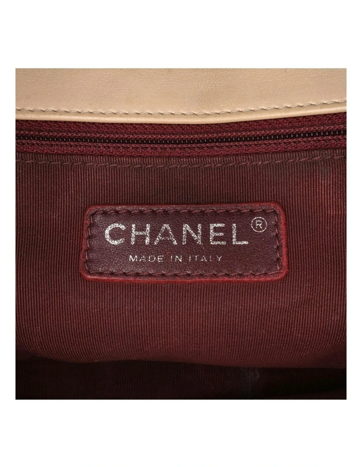 Quilted Calfskin and Caviar Leather Crossbody Bag with Chain Straps Pre-Loved image 5