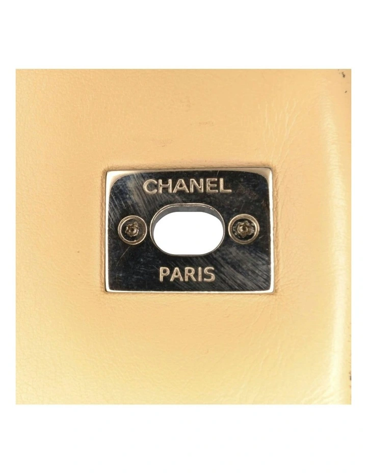 Quilted Calfskin and Caviar Leather Crossbody Bag with Chain Straps Pre-Loved image 7