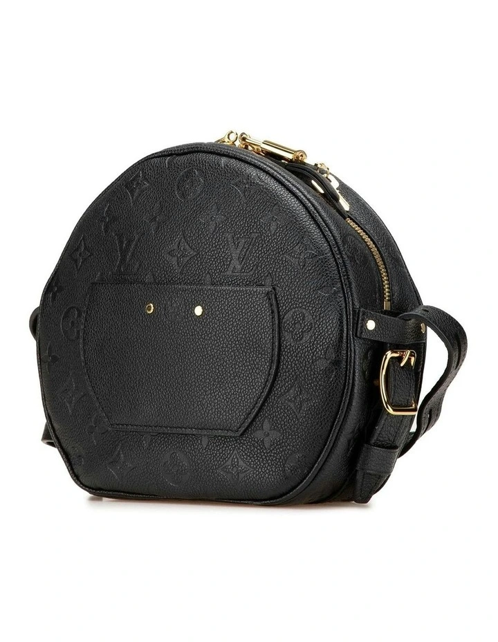 Monogram Empreinte Leather Boite Chapeaux Souple with Adjustable Strap and Zip Closure Pre-Loved image 2