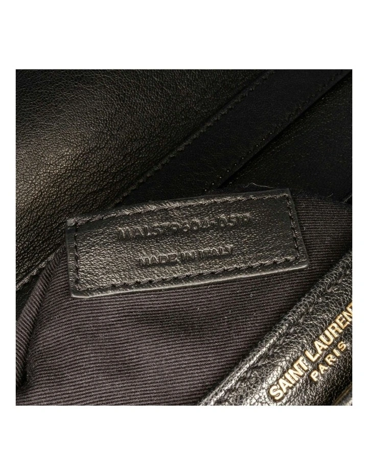 Quilted Lambskin Chain Shoulder Bag with Magnetic Closure Pre-Loved image 6