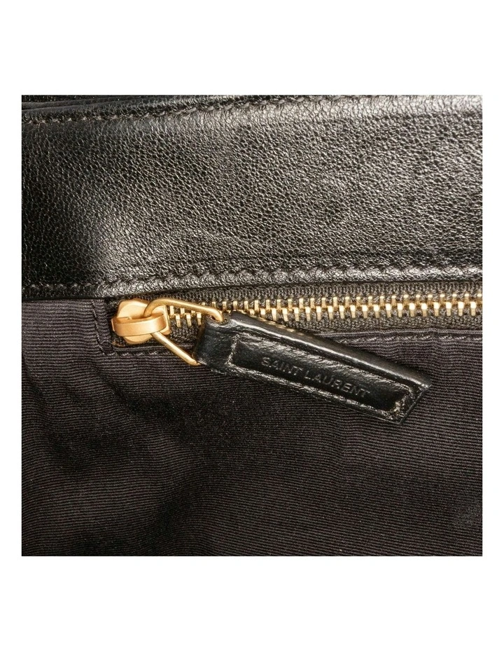 Quilted Lambskin Chain Shoulder Bag with Magnetic Closure Pre-Loved image 7