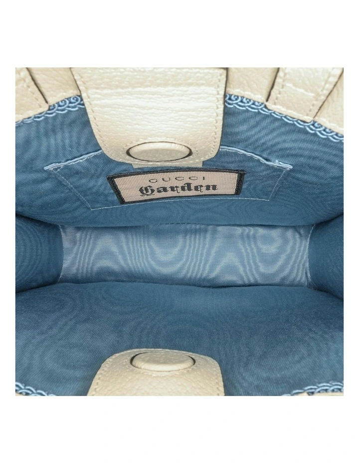 Mushroom Tote Bag Leather Handbag Pre-Loved image 4