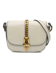 Gucci Chain Detail Leather Crossbody Pre-Loved