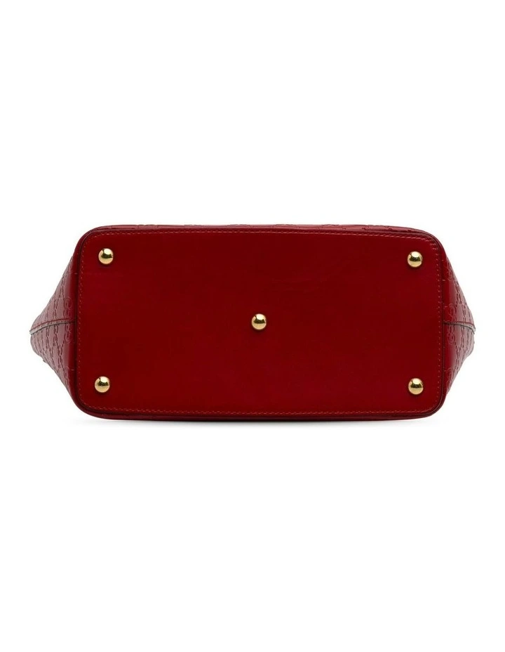 Gucci Guccissima Sukey Red Leather Tote Pre-Loved image 3